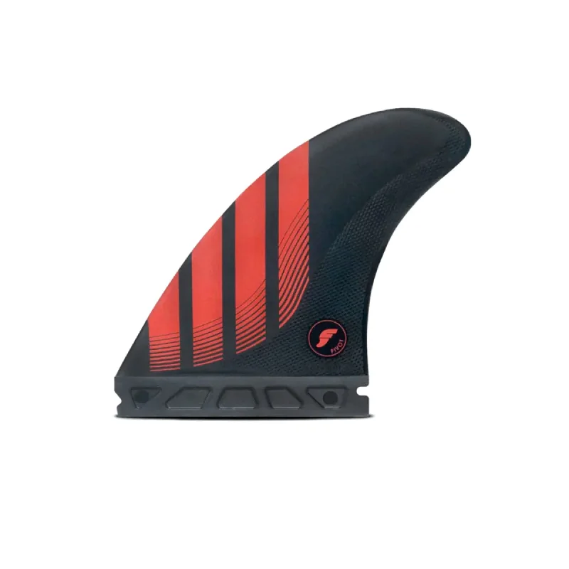 Futures P8 Alpha Tri Surfboard Fins - Large/Red