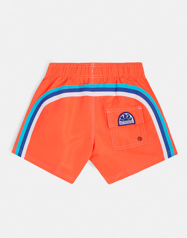 Sundek Boys Elastic Waist Swim Trunk