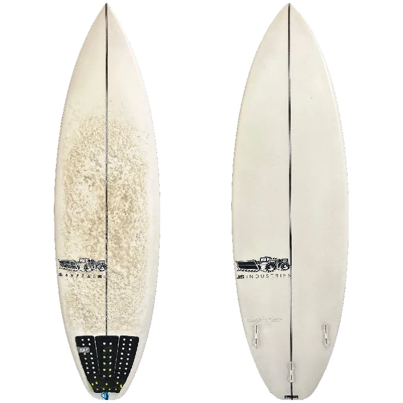 surfboards for smooth carving-JS Montsa Box 5'7 Consignment Surfboard - FCS II