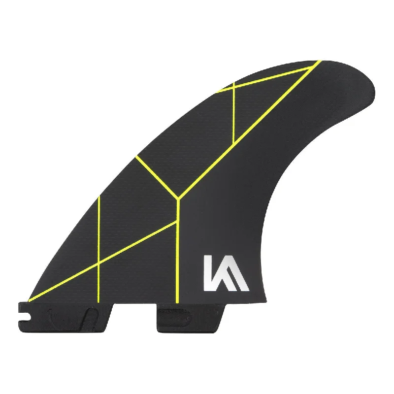 FCS II KA PC Tri Fin Set-Black/Acid-Grom