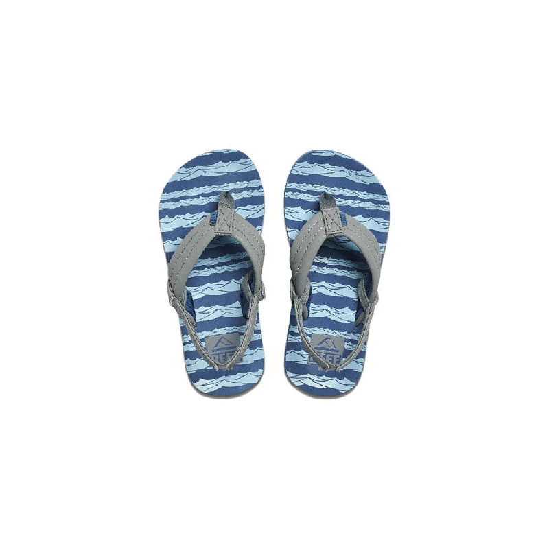 Reef Little Ahi Sandal - Blue Grey Ocean