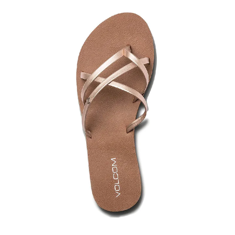 Volcom New School II Sandal - Rose Gold