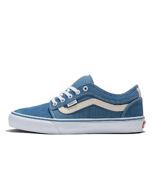 surfboards with less drag for faster paddling-Vans Chukka Low Sidestripe Cream / Light Navy