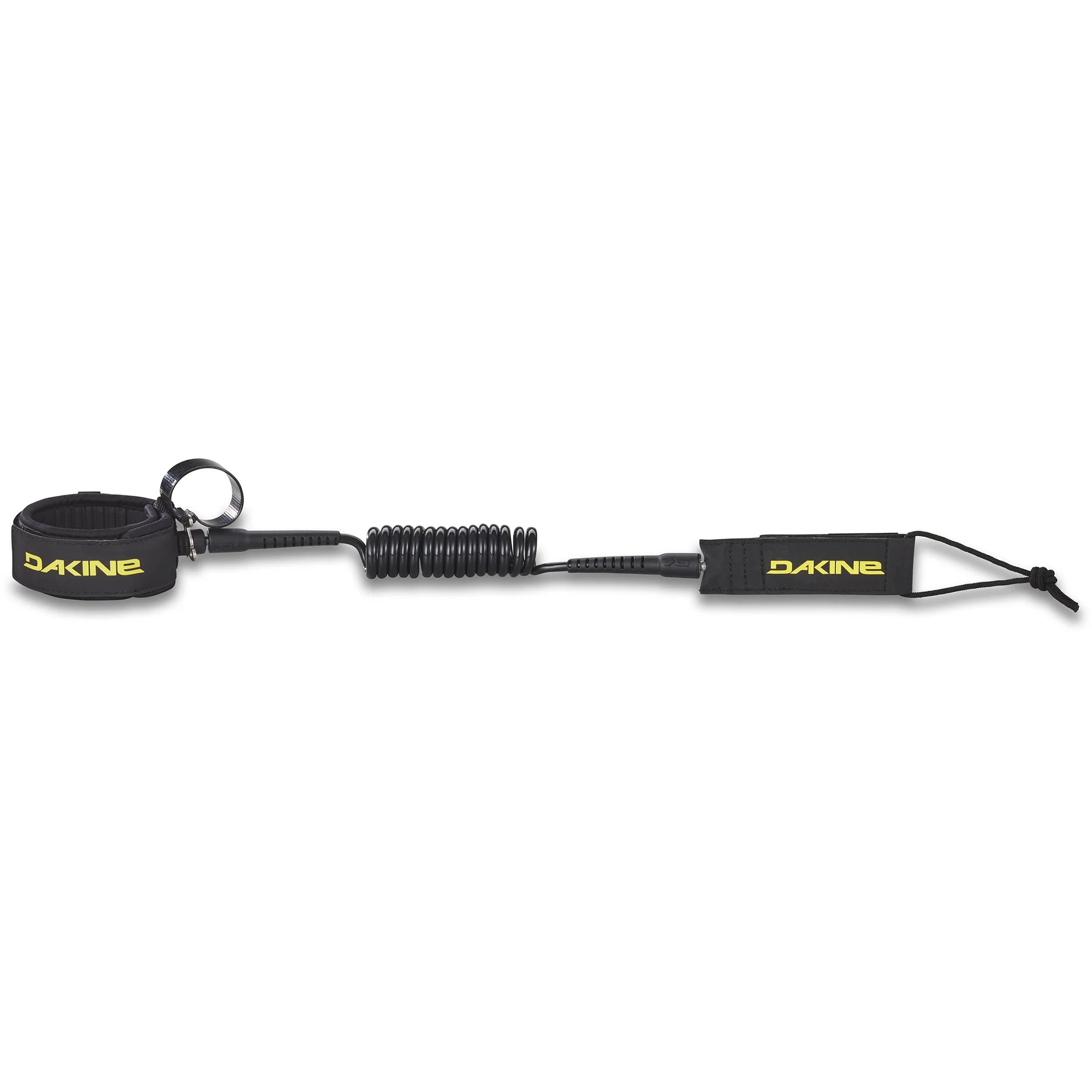 Dakine Coiled Foil Leash 5' X 1/4" w/Easy Clip Blk