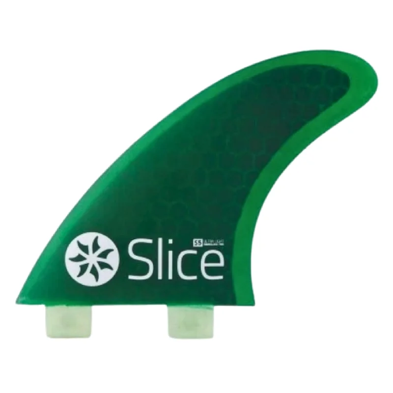 Northcore Slice Ultralight Hex Core S3 FCS Compatible Surfboard Fins - Green