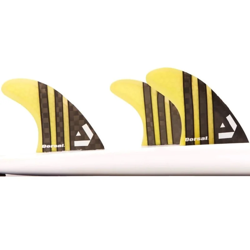 DORSAL Surfboard Fins Thruster 3 Set FCS Compatible