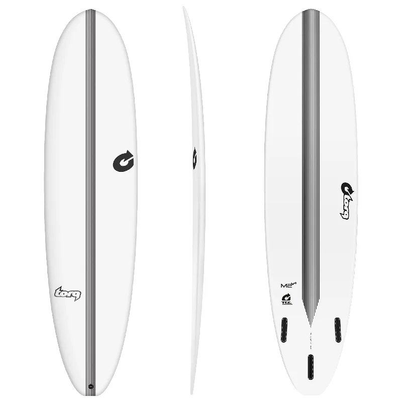 surfboards for better rail-to-rail control-8'0 TORQ TEC M2 V+ WHITE 22 x 2 7/8	55.7 FUTURES