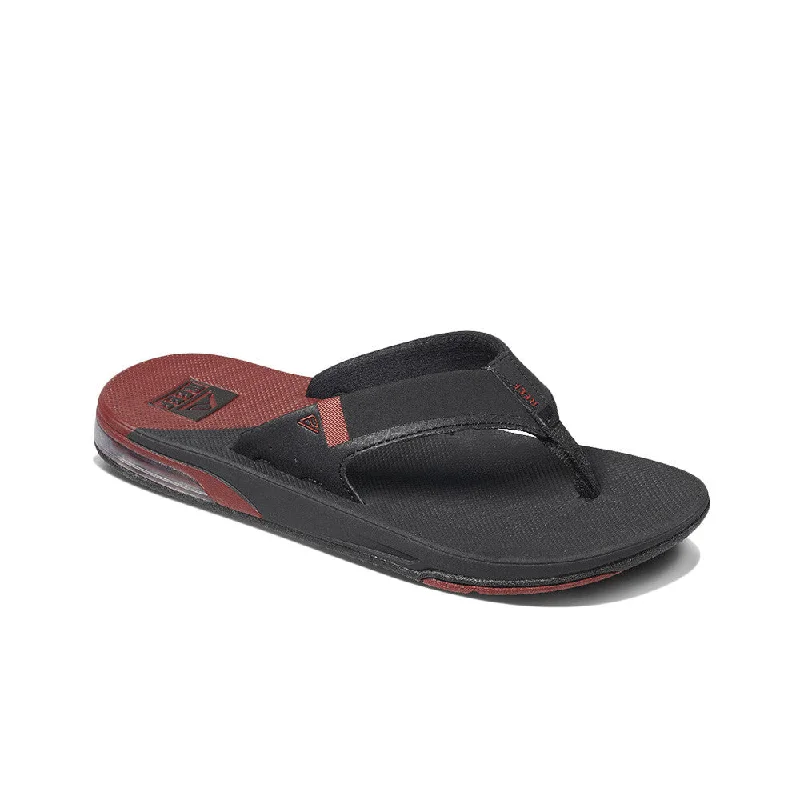 Reef Fanning Low Sandal - Black / Rust