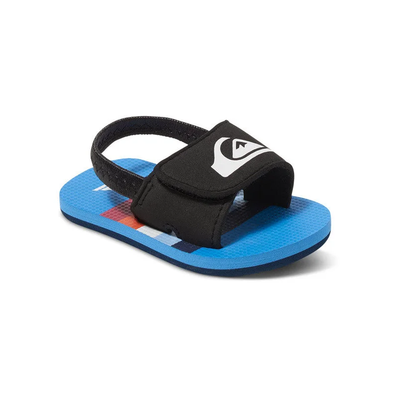 Quiksilver Baby Molokai Layback Sandals - Blue / Black / Red